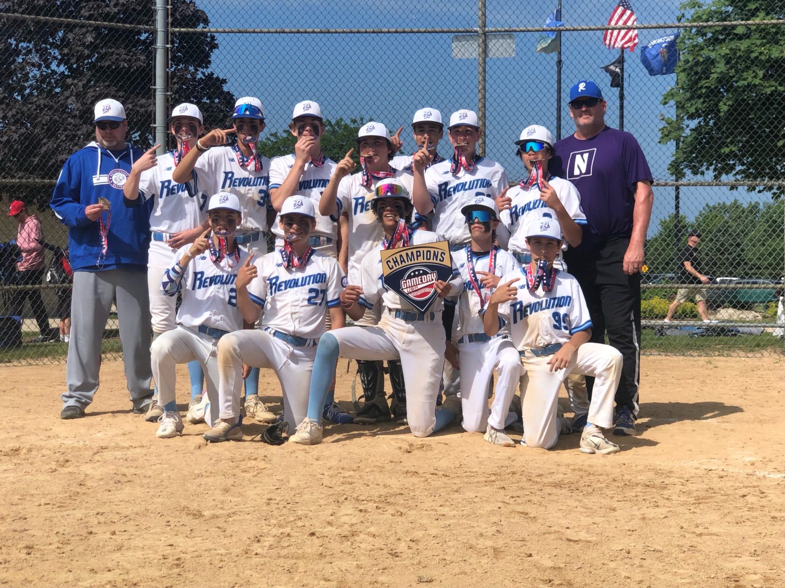14u Takes Home Second Championship Revolution Baseball